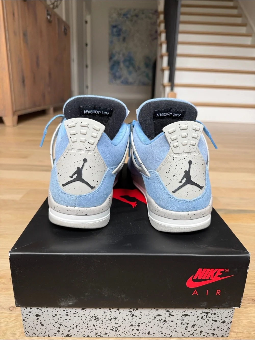 Retro Jordan 4s University Blue